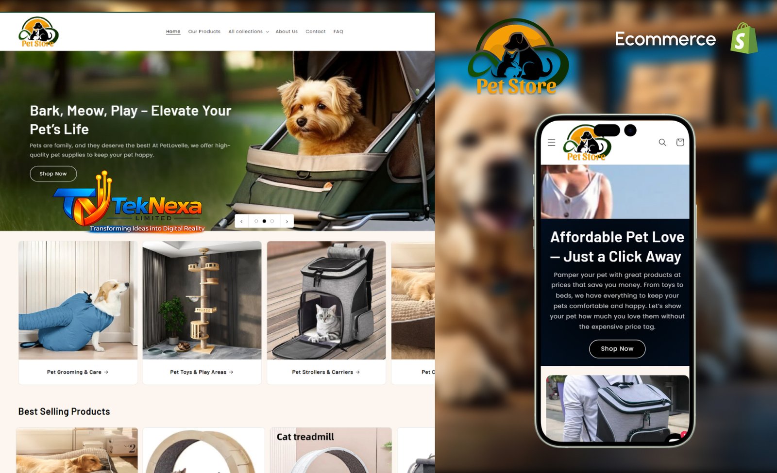 Petlovelle — E-commerce