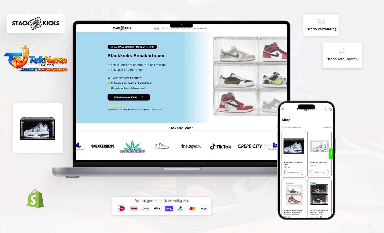 StackKicks — E-commerce